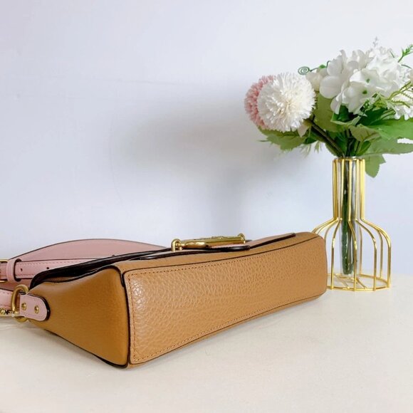 Coach 91070 Small Jade Shoulder Bag in Colorblock Blossom Multi - Picture 6 of 9